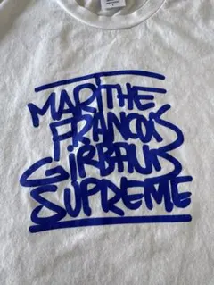シュプリーム×マリテフランソワジルボー 半袖 Tシャツ 白 青 Sサイズ Supreme シュプリーム 25SS Marithe Francois Girbaud Tee