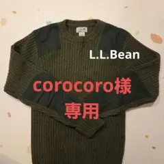 【美品】L.L.Bean オリーブグリーン セーター Sサイズ