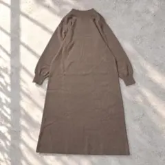 ★美品◆アーバンリサーチドアーズ◆ ボトルネックニットワンピースGR