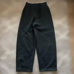 UNIQLO C スウェットワイドパンツ　ダークグリーン