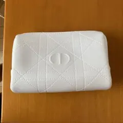 Dior ホワイト キルティングポーチ