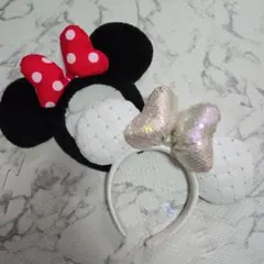 ミニーの耳カチューシャ　２個セット