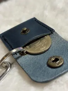 栃木レザー ミニ コインケース レザー 本革 ハンドメイド キーホルダー 4