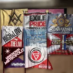 EXILE、三代目JSB、GENERATIONS 手旗　8本