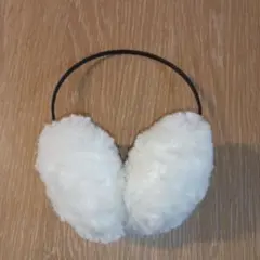 ホワイトファー耳あて・イヤーマフ