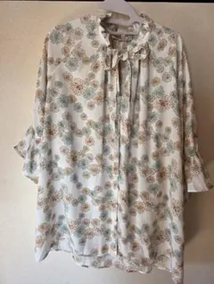 used★ユニクロポール&ジョーシャツブラウス七分丈と袖無しワンピースセット