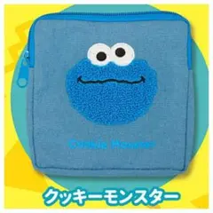 セサミストリート もこもこポーチ 2 クッキーモンスター ポーチ