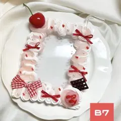 【No.107】ドリンクシリーズ　チェリーソーダフロート　ホイップデコ B7