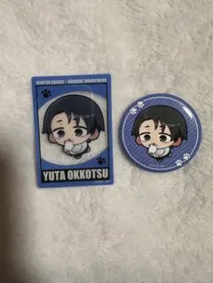 呪術廻戦　まねきねこ　乙骨憂太　缶バッジ　クリアカード　セット