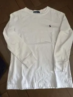 ポロラルフローレン　ホワイト 長袖カットソー