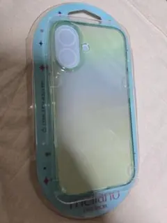 iPhone 16 meliano ソフトケース クリア グリーン　404