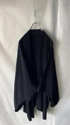 花文様で可愛い◉正絹　レディース黒羽織　単衣　薄物　花尽くし　BK 普段着物