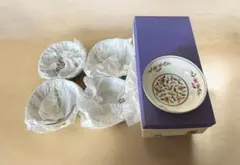 たち吉　彩ぼたん　煮物鉢　未使用　黄地