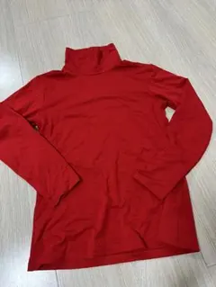 HEATTECH EXTRA WARM 赤 長袖 Tシャツ Lサイズ
