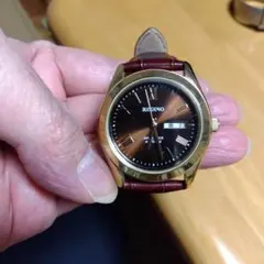 REGUNO 腕時計 ソーラー！ブラウン　シチズン！ 駆動品‼️訳あり