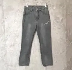 ALGY♡キッズ ブラックデニム ストレート ストレッチなし 150