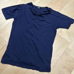 CABANE de ZUCCa 製品染め Tシャツ ネイビー Mのサムネイル
