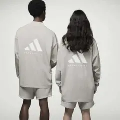 匿名配送 adidas バスケットボール 長袖Tシャツ ジェンダーフリー