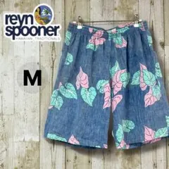 Reyn Spooner ハワイアン ハーフパンツ M リーフ柄のサムネイル