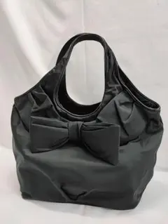 kate spade リボン付き ナイロン バッグ ケイト・スペード ブラック