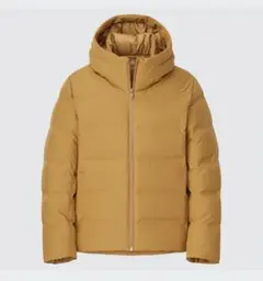 【美品】ユニクロ　シームレスダウンパーカー Mサイズ イエロー