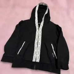COMME CA ISM ブラックパーカー 90