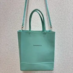ティファニー ショッピング トートバッグ スモール 2WAY ハンドバッグ 中古のサムネイル