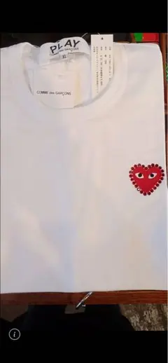 A92 PLAY プレイ コムデギャルソン 青山限定 赤ハート Tシャツ XL 