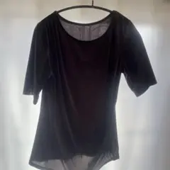 半袖ベロアカットトップス【AZULBYMOUSSY】