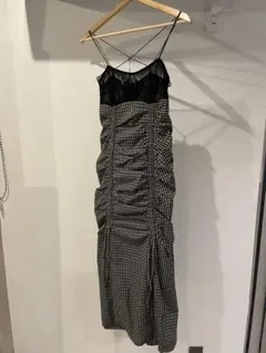 ETHR OF チェック柄キャミワンピース