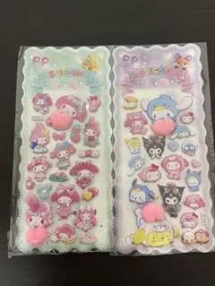 おしりシール　サンリオキャラクター立体シール　2枚セット　マイメロ　シナモン