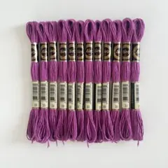 刺繍糸 25番 パープル 紫 まとめ売り ハンドメイド 12束