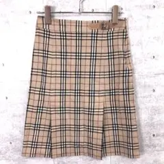 BURBERRY BLUE LABEL 古着 ノバチェック プリーツスカート