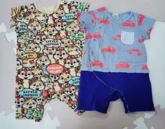 男の子　ロンパース　2着　70