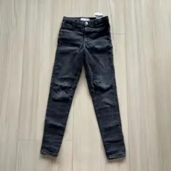 ZARA ダークグレー スキニーパンツ 140 10歳