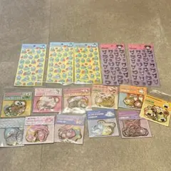 ❤️サンリオシール(ぷくっとシール&フレークシール)16点セット❤️