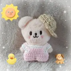 skzoo 10cmぬい服 パピム 夏のお出掛けコーデ