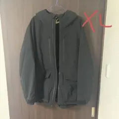 ハイブリッドダウンパーカ（3Ｄカット ）ブラック　XL