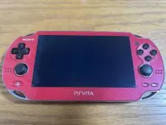 SONY PS Vita PCH-1100 レッド 本体 ソフトセット
