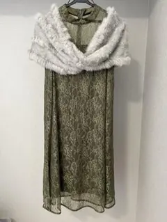 AIMER ドレス ファー ボレロ