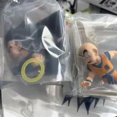 ドラゴンボール　一番くじ　E賞　マンガストラクチャー　クリリン&18号　ベジータ