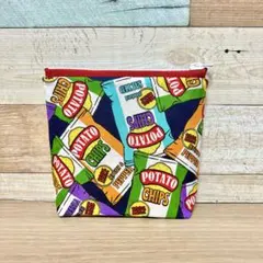 ハンドメイド ファスナーポーチ ★通常サイズ⑫