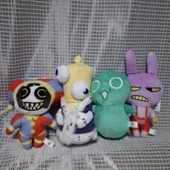 アメイジングデジタルサーカス ボールチェーン付きぬいぐるみ 全4種セット