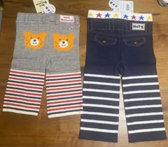 新品ミキハウス　ホットBスパッツ　90cm 100cm