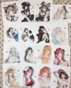 【CT3】 cottonmelody 様　コラージュ　人物ステッカー