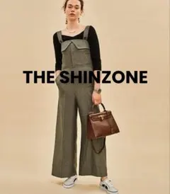 美品 シンゾーン 2wayオールインワン サロペット ライトグレーのサムネイル