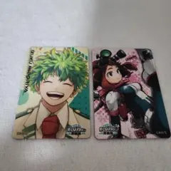 m**様 ヒロアカ 原画展 マグネットステッカー 緑谷出久　麗日お茶子