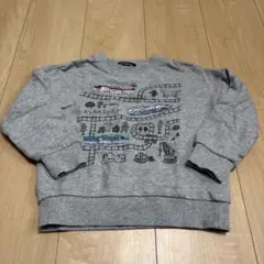 klädskaap 電車イラスト トレーナー 110cm