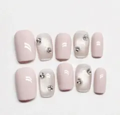 まーちゃん様専用・シーイン　ネイルチップ　ピンク