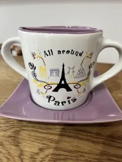 フランスお土産パリの名所デザイン カップ・ソーサーセット
